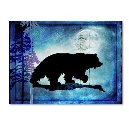 LightBoxJournal 'Midnight Bear' Canvas Art,24x32